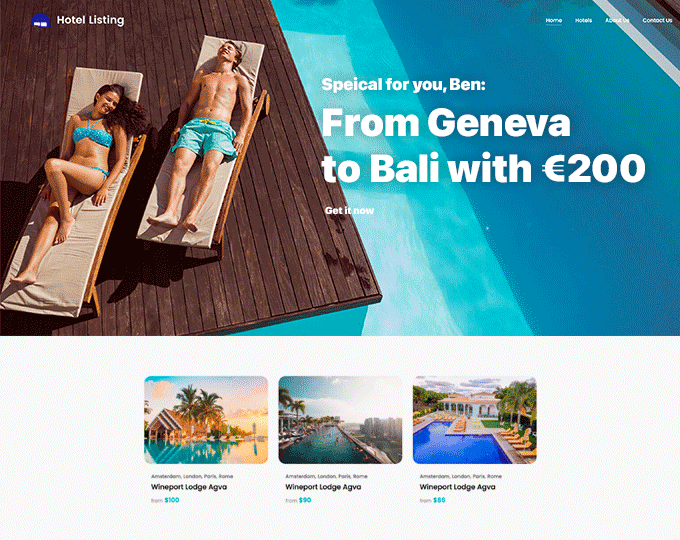 website personalization