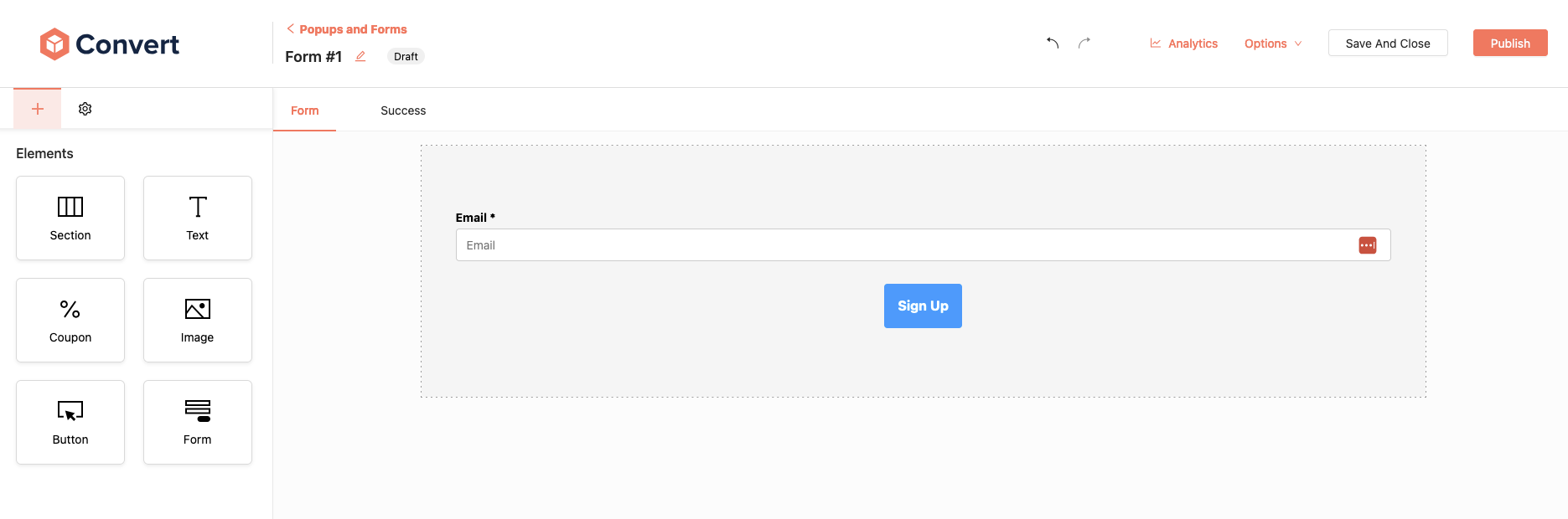Embedded forms - Convesio Knowledge Base