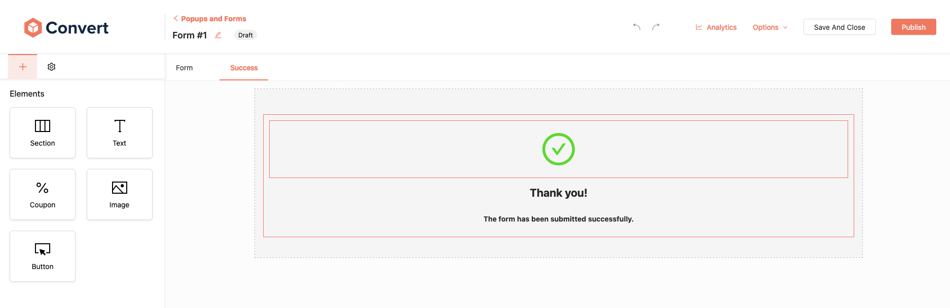 Embedded forms - Convesio Knowledge Base