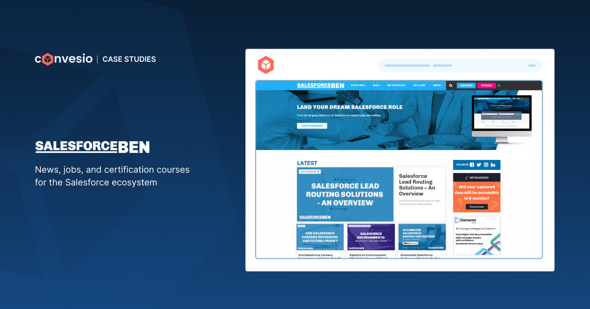 Salesforce Ben Case Study | Convesio