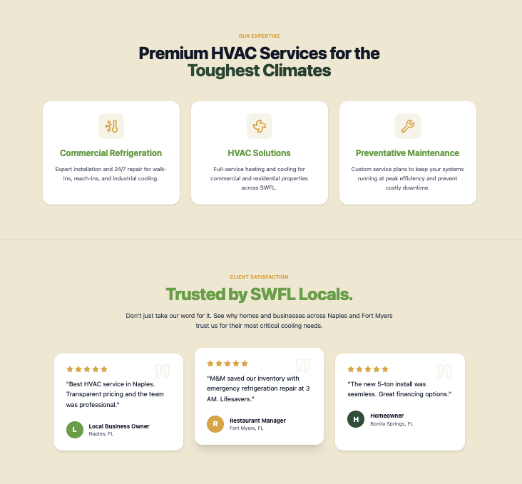 M&M Building Services AI static site