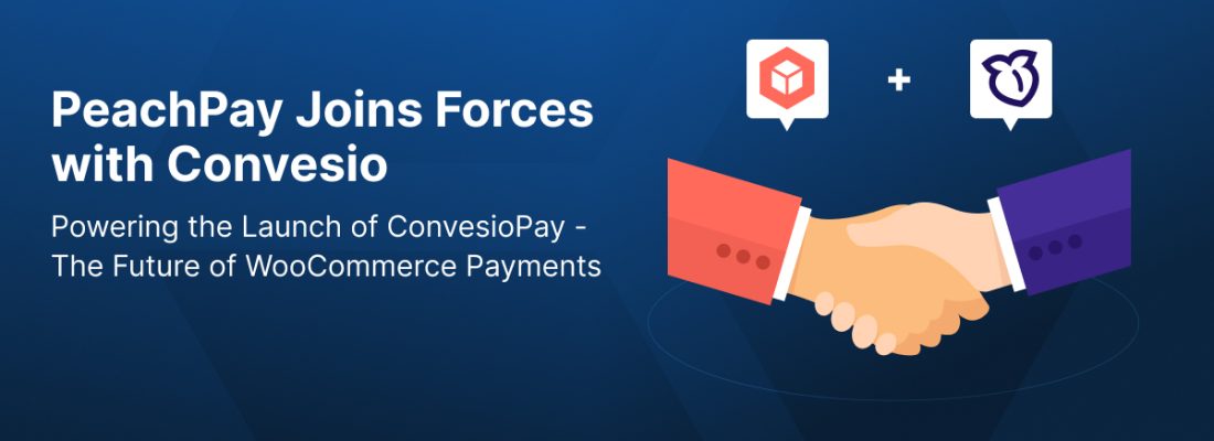 Convesio plus PeachPay Facebook Blog Banner